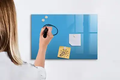 Mágneses törölhető tábla világoskék színű
