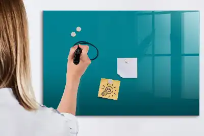 Mágneses tábla filctollal tengeri színű