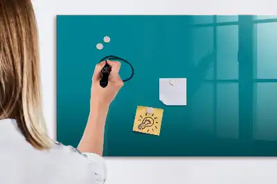 Mágneses tábla filctollal tengeri színű