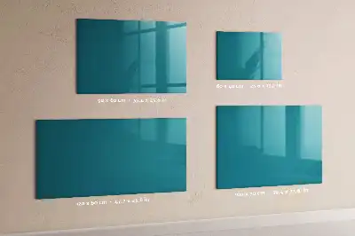 Mágneses tábla filctollal tengeri színű