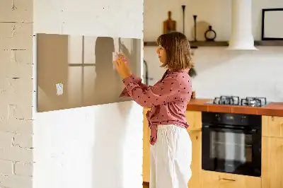 Mágneses törölhető tábla sötétbézs színű