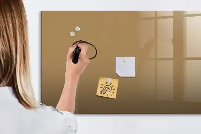 Mágneses törölhető tábla sötétbézs színű