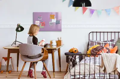 Mágneses tábla filctollal lila színű