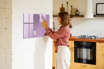 Mágneses tábla filctollal lila színű