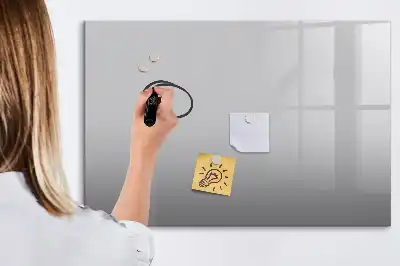 Mágneses törölhető tábla világosszürke színű