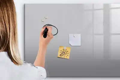 Mágneses törölhető tábla világosszürke színű