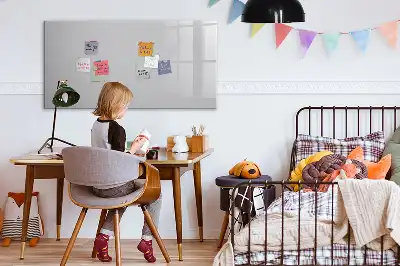 Mágneses törölhető tábla világosszürke színű