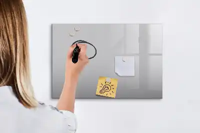 Mágneses törölhető tábla világosszürke színű