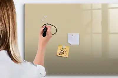Mágneses tábla filctollal bézs színű