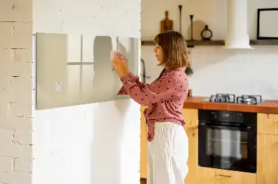 Mágneses tábla filctollal bézs színű