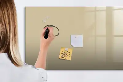Mágneses tábla filctollal bézs színű