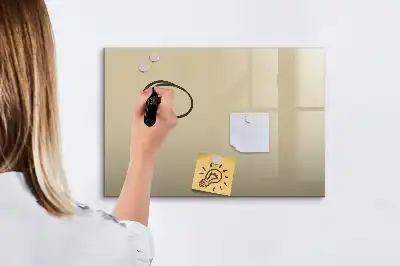 Mágneses tábla filctollal bézs színű