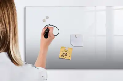 Mágneses tábla filctollal sötétfehér színű