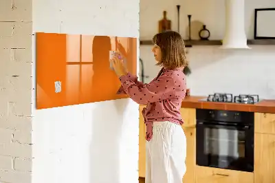 Mágneses törölhető tábla narancssárga színben