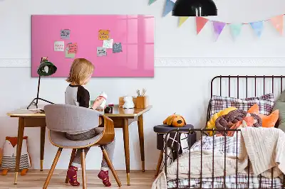 Mágneses tábla filctollal rózsaszín színben