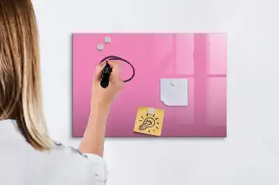 Mágneses tábla filctollal rózsaszín színben