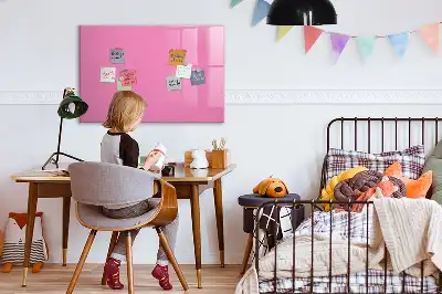Mágneses tábla filctollal rózsaszín színben