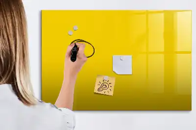 Mágneses törölhető tábla világossárga színben