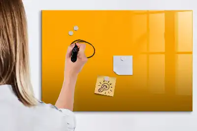 Mágneses tábla filctollal aranysárga színben