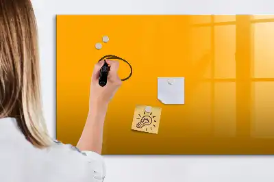 Mágneses tábla filctollal aranysárga színben