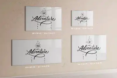 Mágneses törölhető tábla Kaland mintával
