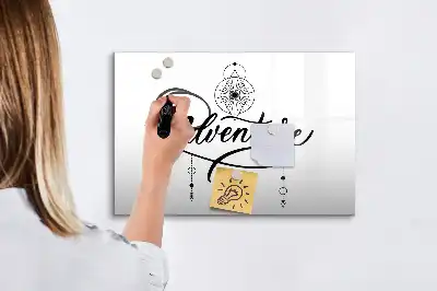 Mágneses törölhető tábla Kaland mintával