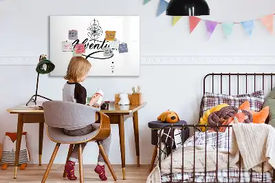 Mágneses törölhető tábla Kaland mintával