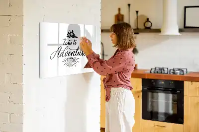 Mágneses törölhető tábla kaland mintával