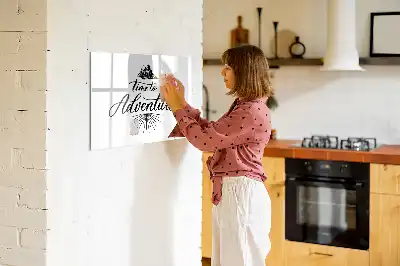 Mágneses törölhető tábla kaland mintával