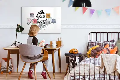 Mágneses törölhető tábla kaland mintával
