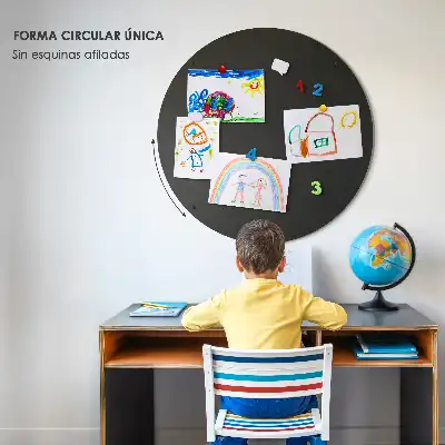 Kerek termék fekete színű