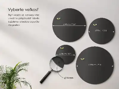 Kerek termék fekete színű