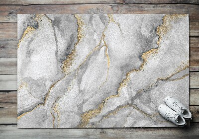 Egyedi lábtörlő Szürke márvány
