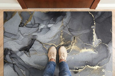 Beltéri lábtörlő szőnyeg Szürke márvány