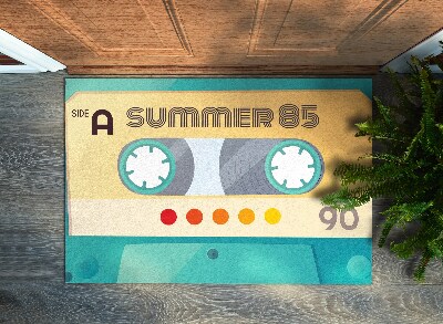 Lábtörlő szőnyeg Retro kazetta summertime 85