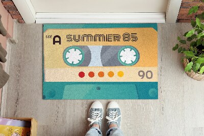 Lábtörlő szőnyeg Retro kazetta summertime 85