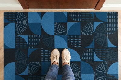 Beltéri lábtörlő szőnyeg Geometriai minták
