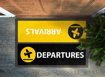 Lábtörlő Arrivals departures