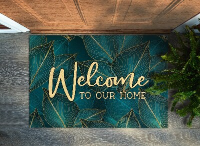 Belépő szőnyeg Welcome to our home