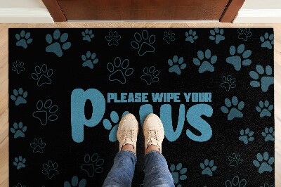 Lábtörlő Please wipe your paws