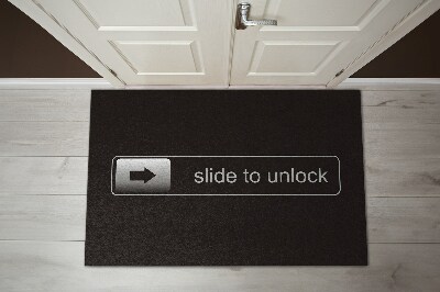 Lábtörlő Slide to unlock