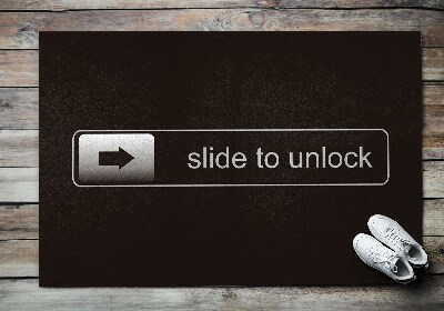 Lábtörlő Slide to unlock