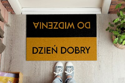 Lábtörlő Dzień dobry do widzenia