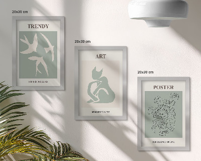 Keretezett triptichon Stílusos illusztrációk Henri Matisse-től
