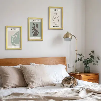 Modern keretezett képszett stílusos absztrakt Henri Matisse festményekkel