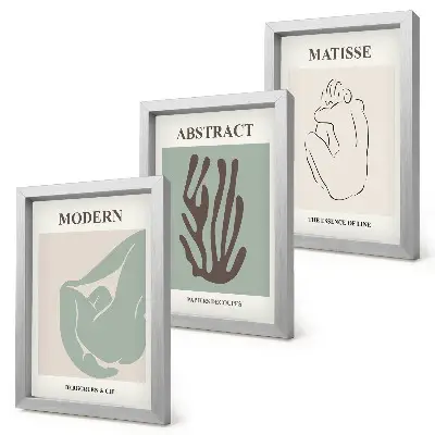 Modern keretezett képszett stílusos absztrakt Henri Matisse festményekkel