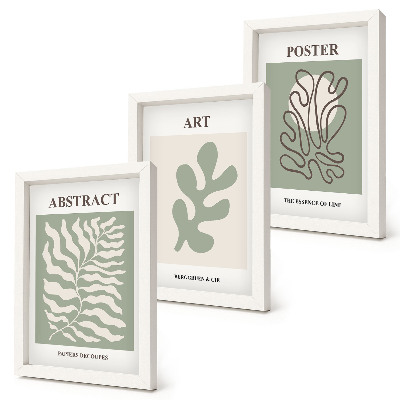 Modern keretezett kép szett Henri Matisse virágos plakátjai