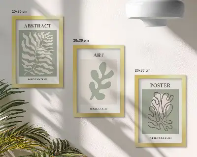 Henri Matisse virágos plakát szett modern keretezett kivitelben
