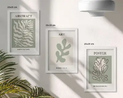 Henri Matisse virágos plakát szett modern keretezett kivitelben