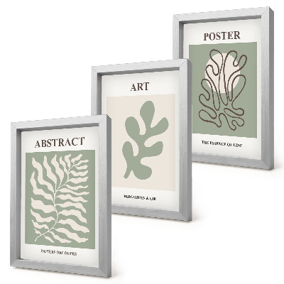Modern keretezett kép szett Henri Matisse virágos plakátjai